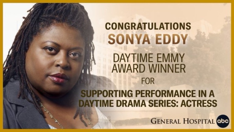 Sonya Eddy Wins Daytime Emmy for Outstanding Supporting Actress